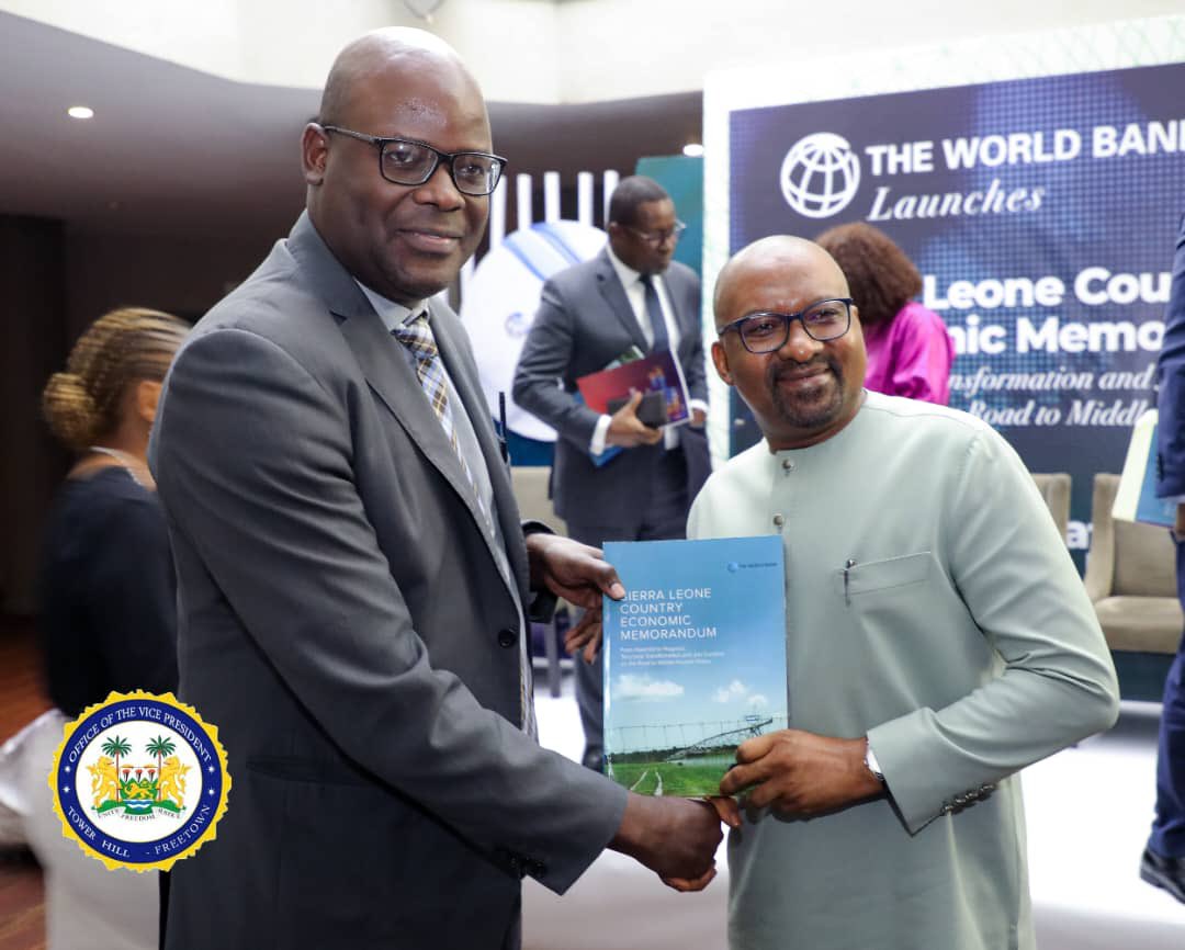 Today, I delivered a statement and formally launched the Sierra Leone Country Economic Memorandum (CEM) and the Sierra Leone Country Climate and Development Report (CCDR) prepared by the World Bank. 

Both reports look at the country’s  growth trajectory in view of climate change
