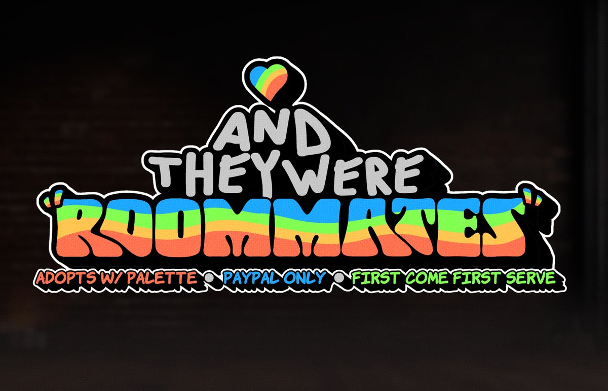 Presenting my 2025 adopts! 

✨And They Were "Roommates" ✨

This set is inspired by apartment roommates who might be just a little more than friends. 🏳️‍🌈
 ◆ First come, first serve
 ◆ PayPal only
Please DM to claim or ask any questions! ✨💙