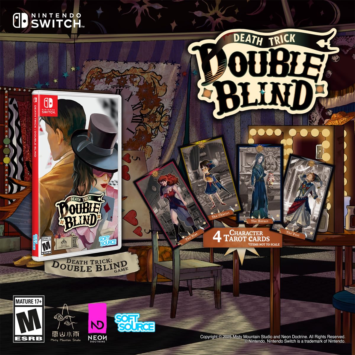 Pre-Order: Death Trick Double Blind (S) $34.99 via Amazon (Prime Eligible). ow.ly/ZVJ450WahB1
