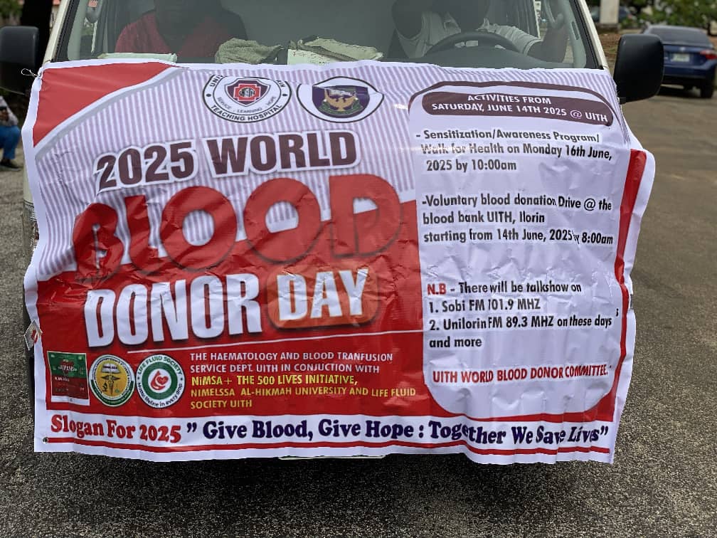 Lifefluids24's tweet photo. We kicked things off today with a voluntary blood donation drive at the UITH blood bank. Grateful to everyone who showed upbyour donation could be someone’s miracle. 💉❤️
#DonateBloodSaveLives #UITH https://t.co/hD5rTTIdMM