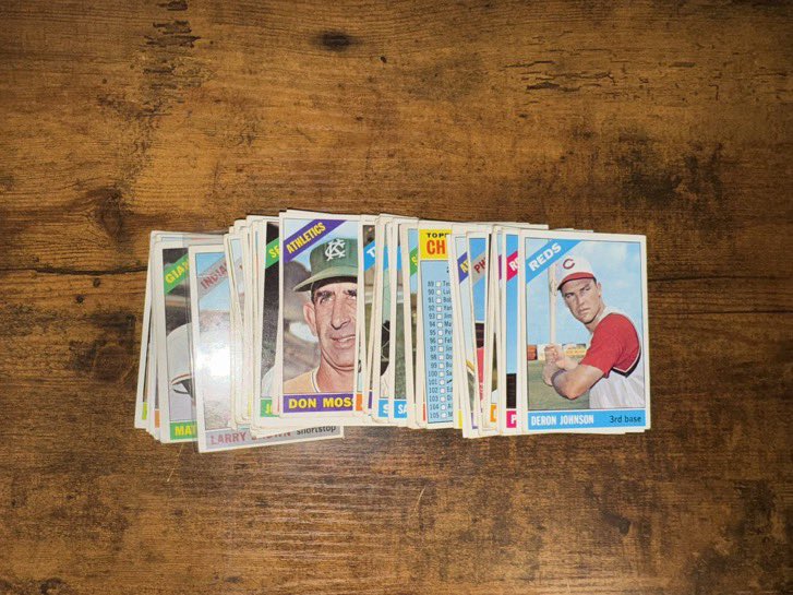 50 card lot of 1966 Topps including a few Hall of Famers and stars

Take the lot for $55 shipped