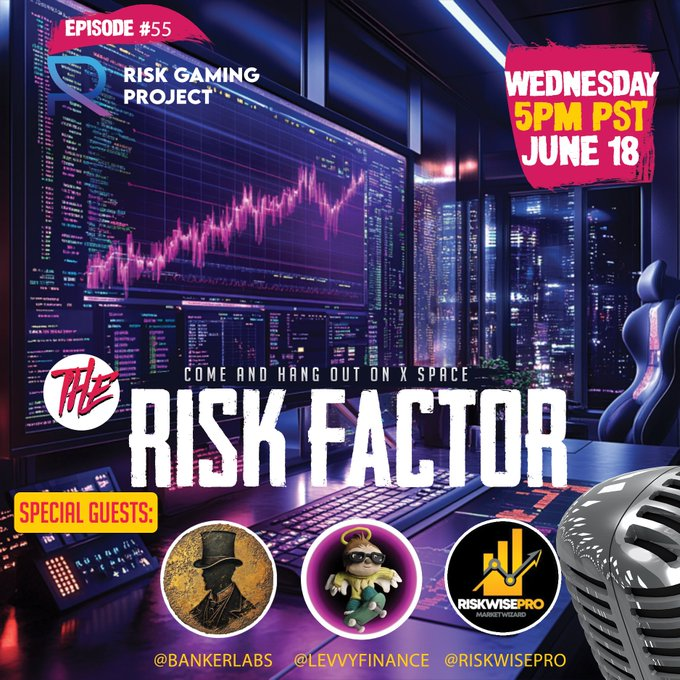 riskgamingco's tweet photo. 🎉DON'T MISS Important Updates Wednesday and qualify for future prizes from:

✅ Follow: @RiskWisePro @BankerLabs @levvyfinance 
✅ Make sure to: ❤️ &amp; 🔄 + Tag Friends
✅ Listen In: https://t.co/PLaaxEiCdr

#CNFT #CardanoCommunity #CryptoRewards https://t.co/VBucn1RpEV