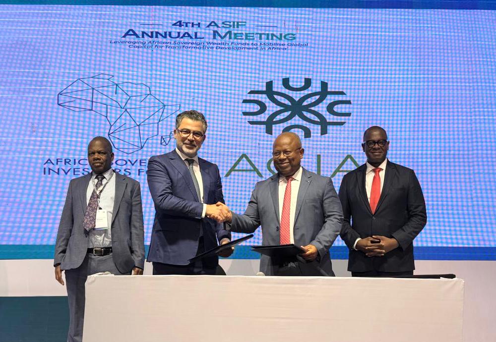 Africa50 (@africa50infra) on Twitter photo At #ASIF 2025 the Alliance for Green Infrastructure (AGIA-PD) and the Africa Sovereign Investors Forum (ASIF) signed an agreement to partner to develop green infrastructure projects.
This partnership facilitated by <a href="/AfDB_Group/">African Development Bank Group</a> reflects a shared commitment to closing Africa’s At #ASIF 2025 the Alliance for Green Infrastructure (AGIA-PD) and the Africa Sovereign Investors Forum (ASIF) signed an agreement to partner to develop green infrastructure projects.
This partnership facilitated by <a href="/AfDB_Group/">African Development Bank Group</a> reflects a shared commitment to closing Africa’s