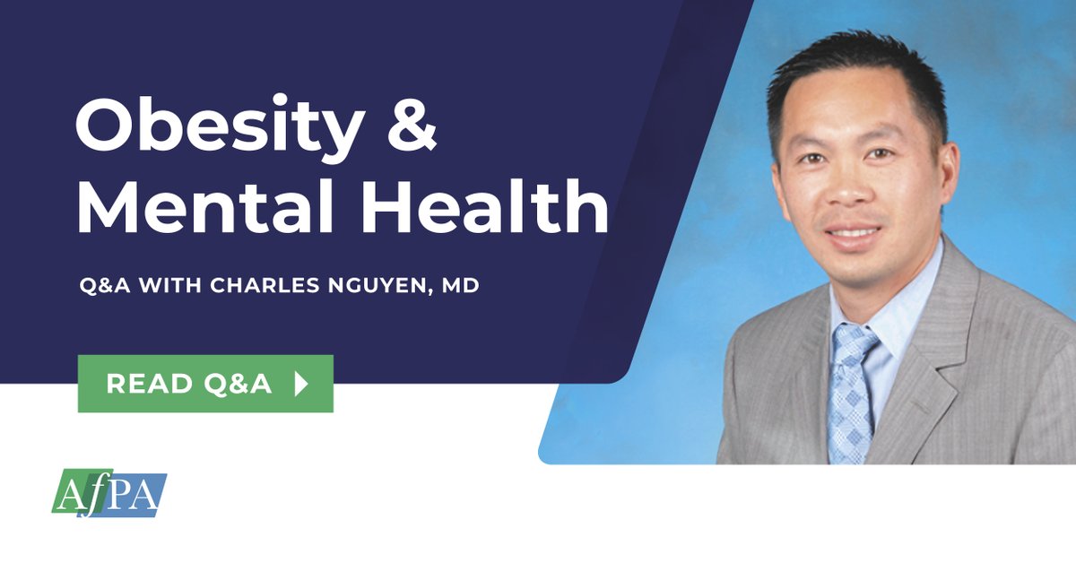 Charles Nguyen, MD, discusses the connection between mental health and obesity in this Q&amp;A: bit.ly/3z6nFJs