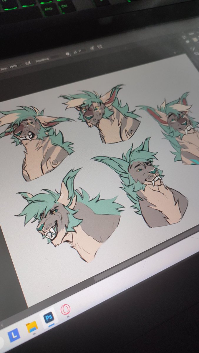 Just a curious question but when it comes to ordering c0mms do you guys prefer DMs/k0-fi or filling c0mm forms that would be open for longer, like a week or so ? 

(Also have some wip of my boy making silly faces)