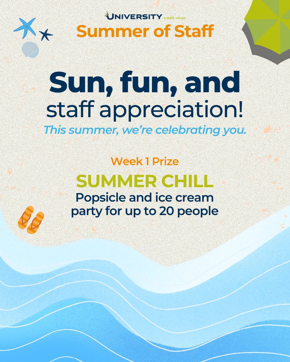 This summer, UCU is showing our appreciation to university staff members with weekly prizes starting today, and one grand prize winner on August 1. It’s our way of saying thanks for everything you do. 

Head to our website to learn how to enter: ucu.org/landing-pages/…