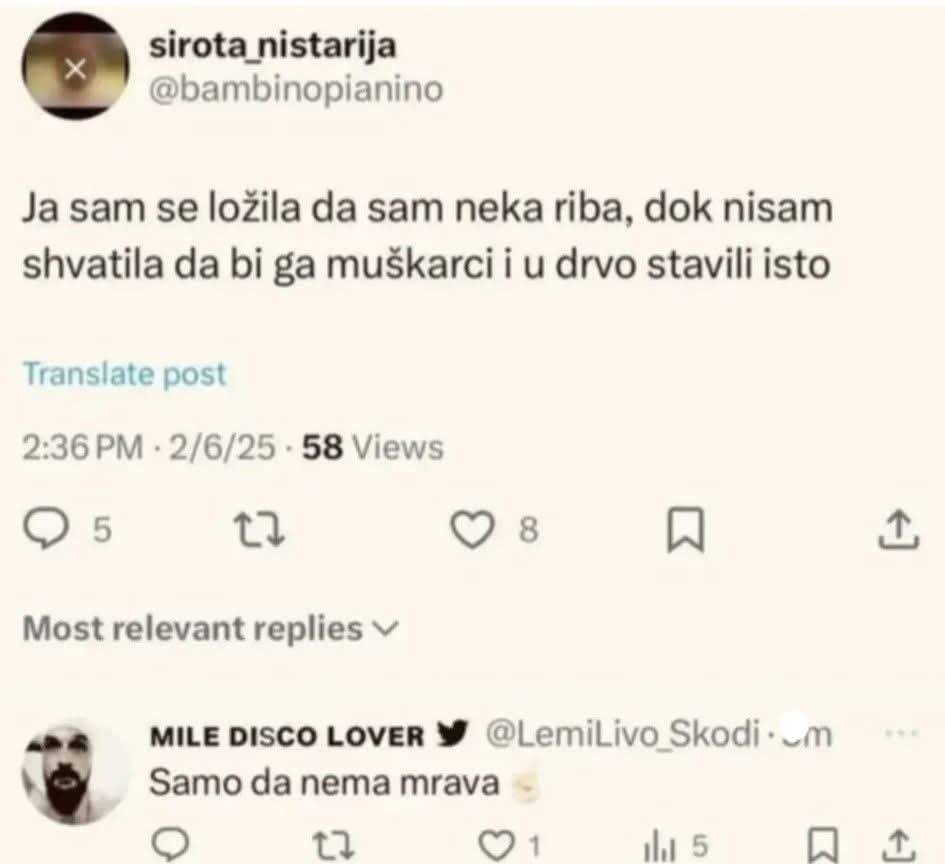 BigEldinovsky's tweet photo. Što nisam ugasio tviter. https://t.co/HXdxcYwJxU