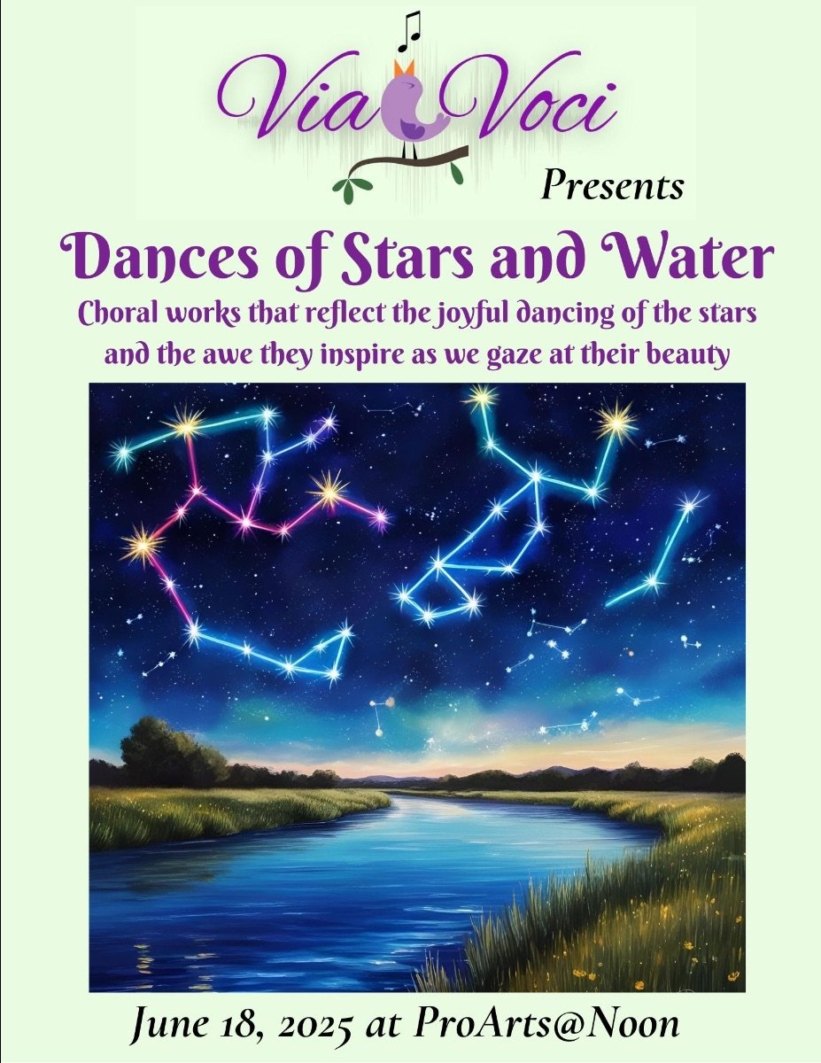 Via Voci - Director Damian Jordan
Wed. Jun. 18 
Although Via Voci was founded recently, it features many seasoned Calgary singers and promises a wonderful choral concert drawn from interesting genres and composers. #yyc #yycarts #yycliving #yycmusicscene #tourismcalgary #yycnow