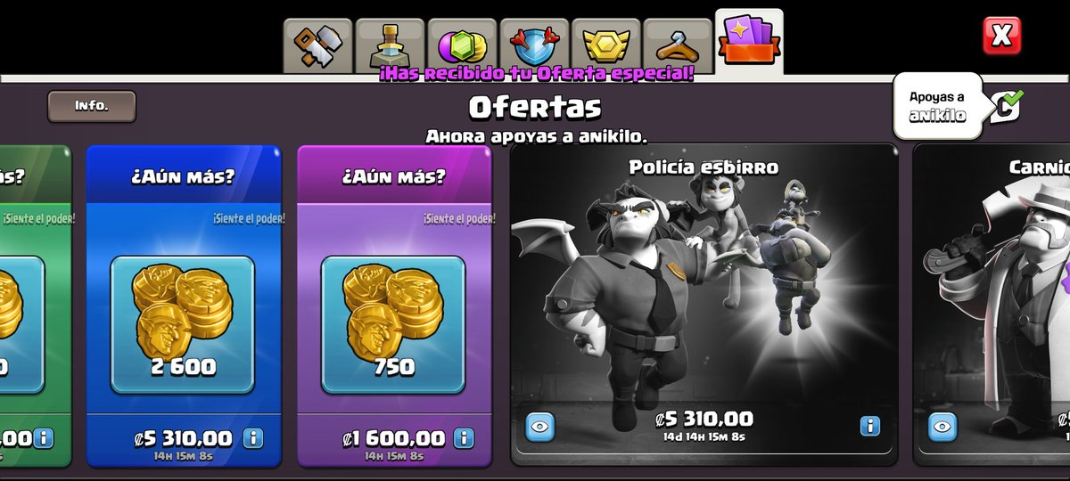 Power_line23's tweet photo. Lo que más me gustó de la actualización fueron las defensas temporales, ya que no sobrecargan más defensas para los nuevos jugadores y los más viejos pueden gastar sus recursos sin afectar a los nuevos con defensas establecidas, gracias por su tiempo, quiero el adorno ✌️ https://t.co/mp8BF5BFap