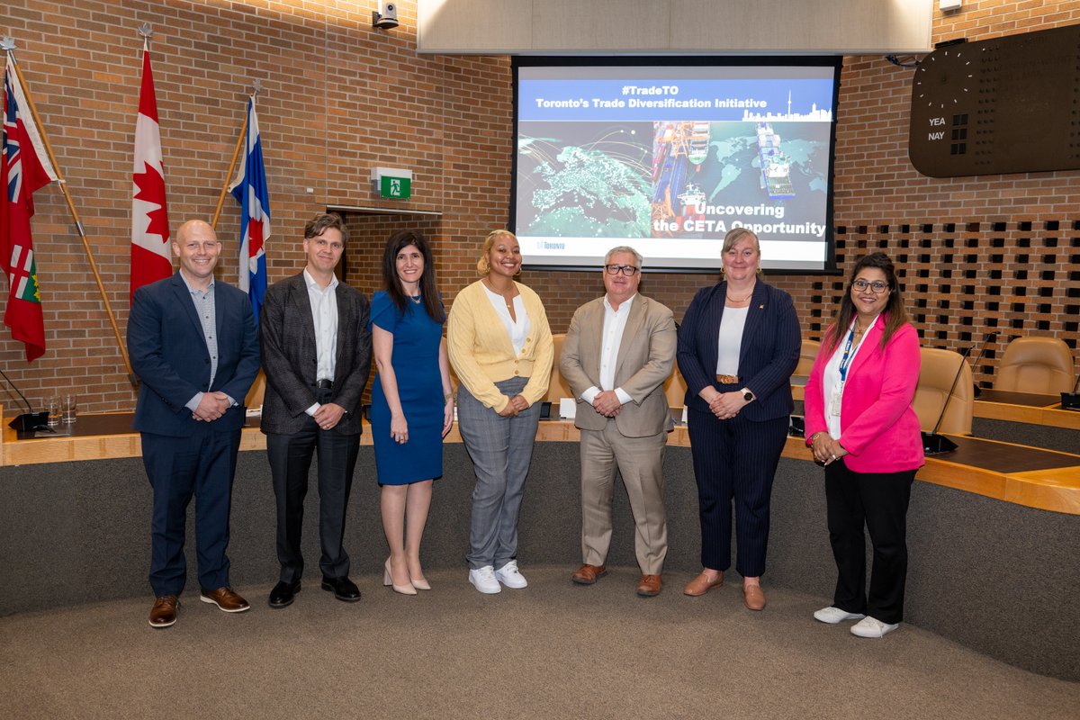 TCS was proud to attend <a href="/cityoftoronto/">City of Toronto 🇨🇦</a>’s Uncovering the CETA Opportunity event on June 11!  🌍🇪🇺

Dean Foster, <a href="/GAC_Corporate/">Global Affairs Canada</a> Director of Trade Policy and Negotiations – Europe, Latin America, Middle East, and Africa shared insights on a panel discussion.

This was a great way to