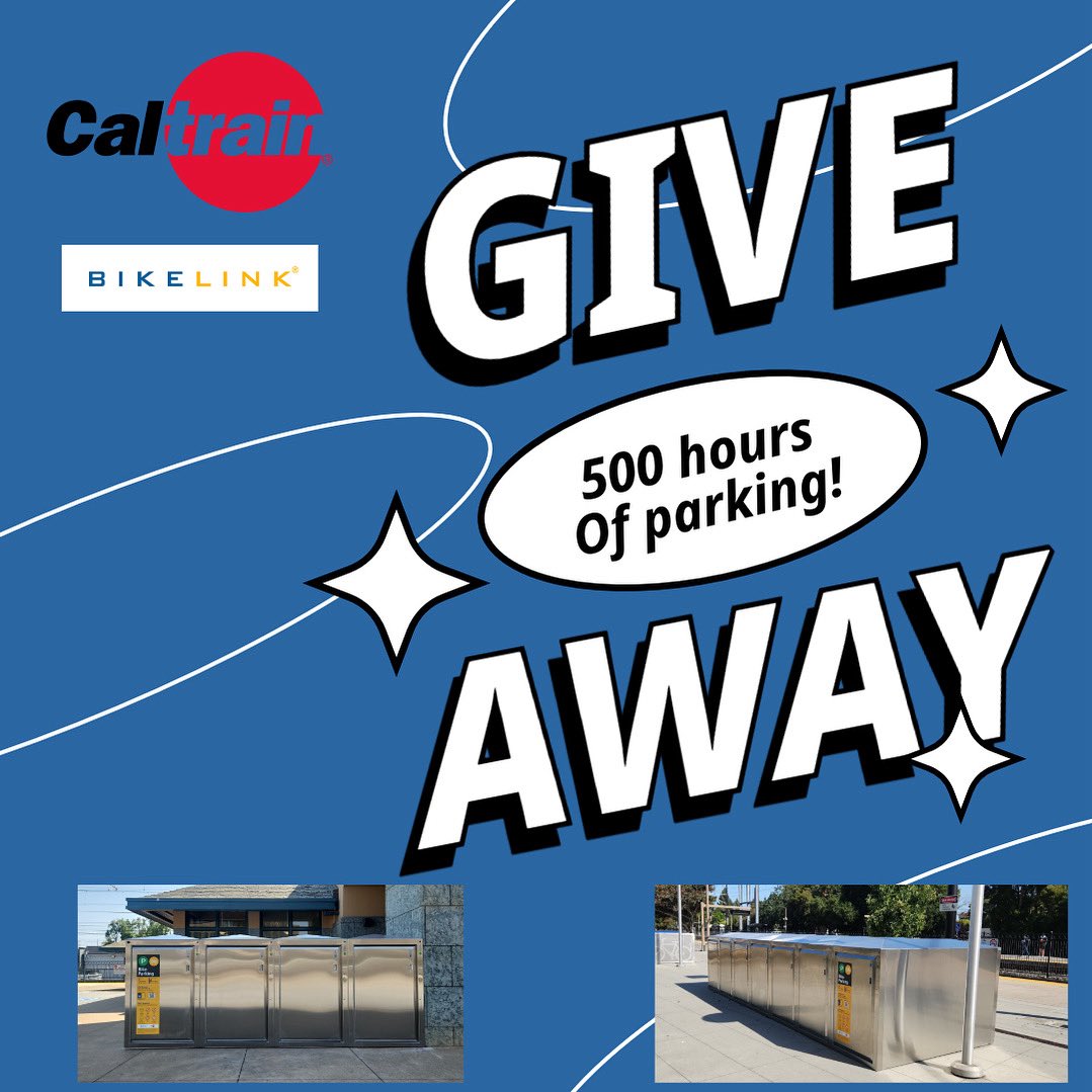 🚆🔐 Caltrain now has 500+ secure BikeLink spaces! To celebrate, we’re giving away 500 hours of FREE parking to 5 riders! 🙌
🎥 Ride + locker video
🏷️ Tag us @bikelink_
📅 Enter by 6/30!
#BikeLink #Caltrain #BikeToTrain
<a href="/Caltrain/">Caltrain</a>