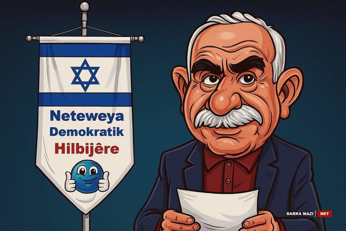 🔴 ئۆ*جالا*ن: هه‌گه‌ر ئیسرائیل ته‌ڤلی پرۆژه‌یا من یا «نه‌ته‌وه‌یا ده‌مۆكراتیك» ببه‌، دێ پرسگرێكا وێ چاره‌سه‌ر به‌ ‼️

darkamazi.net/archives/10524…