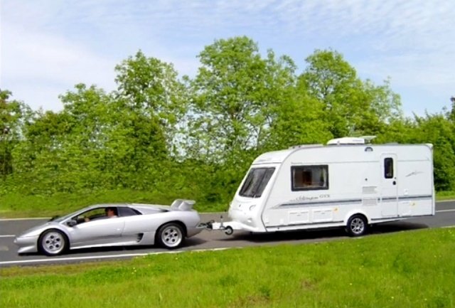 Elddis Chiltington GTX and Lamborghini