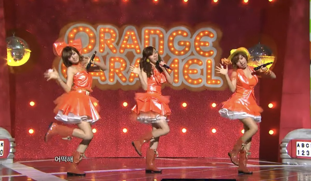 narshazone's tweet image. — Orange Caramel&apos;s Magic Girl stages (2010)