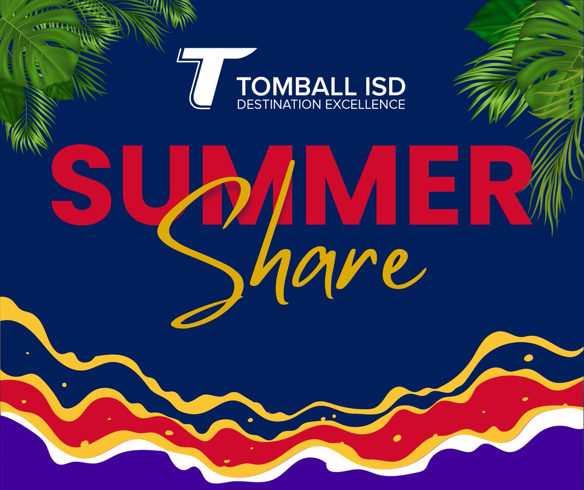 Checking in, <a href="/TomballISD/">Tomball ISD</a>!

Summer Share is here! Let us know what you have been up to this summer with a photo! #DestinationExcellence

Keep enjoying your summer break!