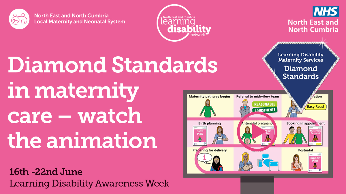 LMNS_NENC's tweet image. It's #LearningDisabilityAwarenessWeek!
We're proud to launch our new animation showing how maternity teams can support women with a learning disability using the Learning Disability Maternity Diamond Standards.
🎥 Watch here: youtube.com/watch?v=QLnroC…