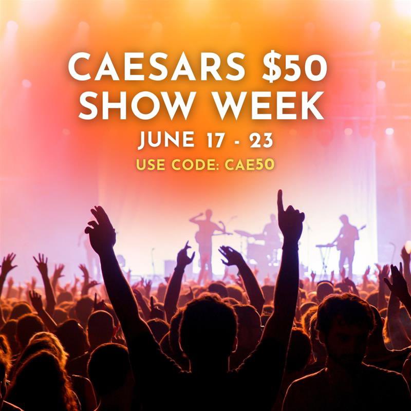 Donny Osmond (@donnyosmond) on Twitter photo Big news, friends! 💜 Caesars is running a special sale June 17–23, and that means 50% off tickets to my Las Vegas residency at <a href="/HarrahsVegas/">Harrah's Las Vegas</a> ! If you’ve been waiting for the perfect time to see the show (or come back again), this is it. Use the code “CAE50” and come join me for Big news, friends! 💜 Caesars is running a special sale June 17–23, and that means 50% off tickets to my Las Vegas residency at <a href="/HarrahsVegas/">Harrah's Las Vegas</a> ! If you’ve been waiting for the perfect time to see the show (or come back again), this is it. Use the code “CAE50” and come join me for