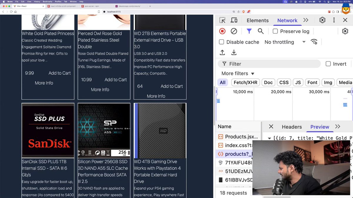 Lakshay2709's tweet photo. Day 104 ⚛️
Explored Styled Components &amp; React Hooks
🔁 Implemented Pagination
⏳ Added Lazy Loading with Suspense
Power-packed session balancing UI styling with React performance 🚀
#ReactJS #StyledComponents #LazyLoading #Pagination #Sheryians https://t.co/L9B7TblDzx