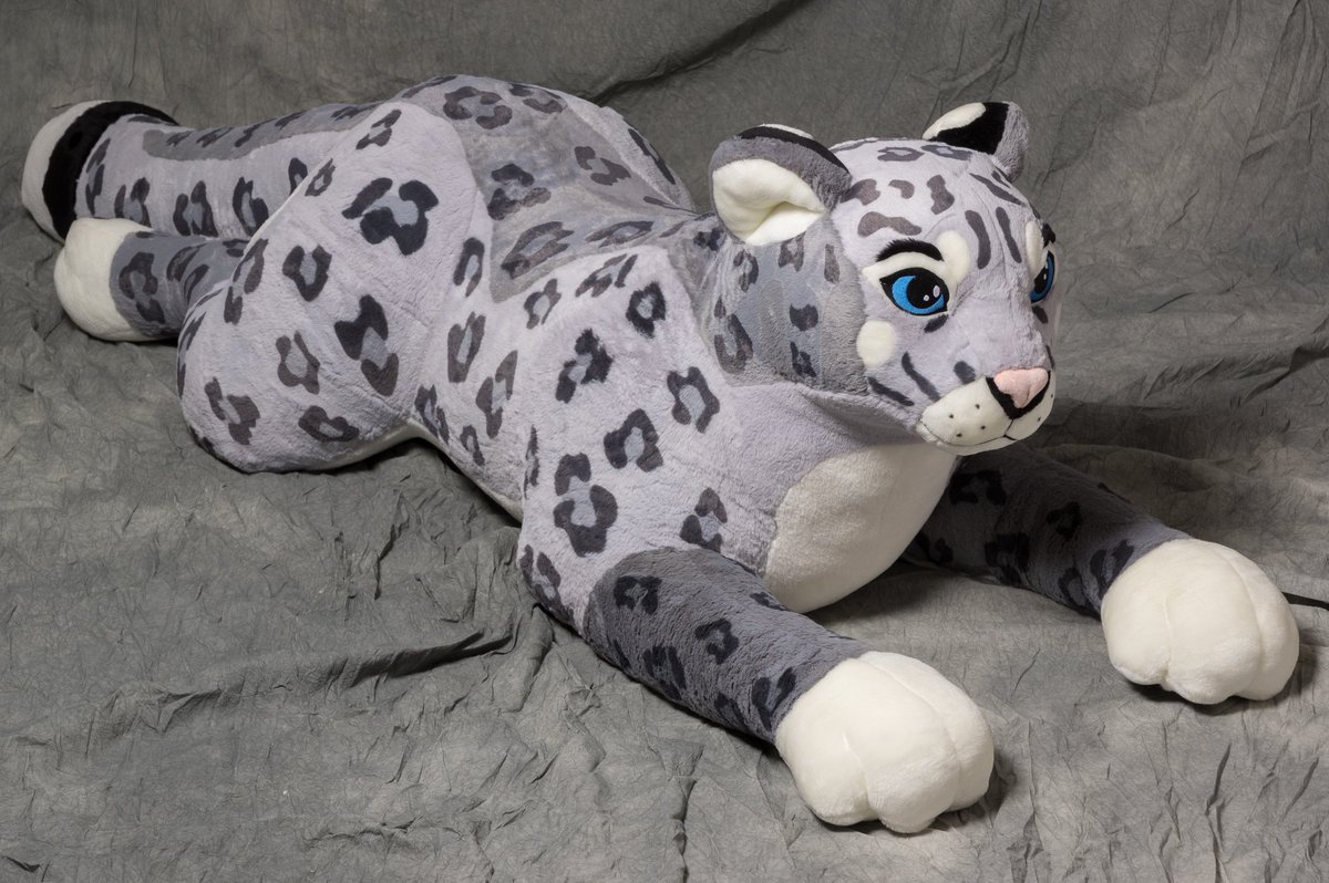 help... they turned me into the life sized plushlife snow leopard... this is my life now... come cuddle with me bro...