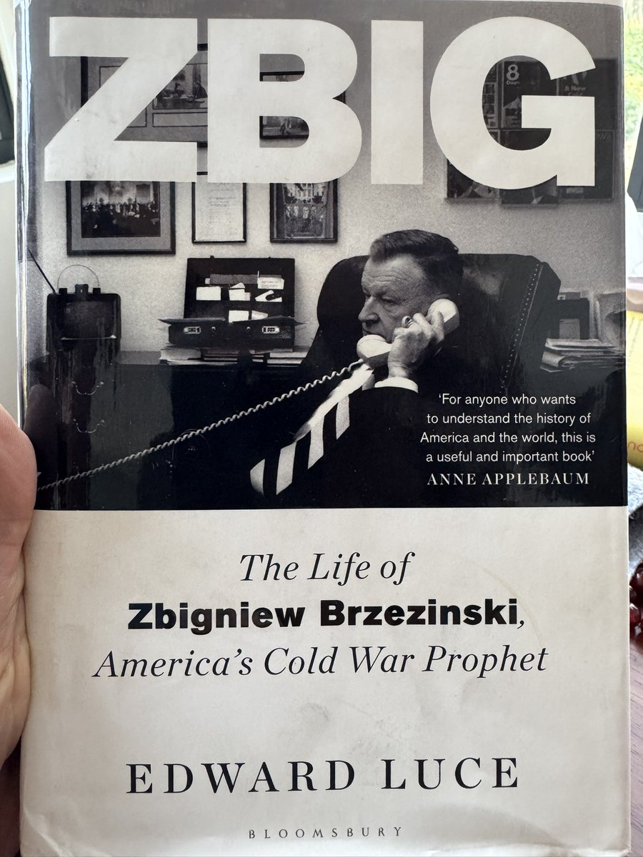Just finished Zbig, Ed Luce’s excellent, must-read biography of Brzezinski—an extraordinary man who rose to one of the highest offices in the US.
Afghans and Iranians will find it especially relevant: his reaction to the 1978 communist coup, role in the Soviet invasion, and the