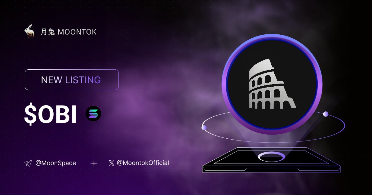 ⚡ 月兔雷霆 - Moontok Xpress

Obelisk Ai ( $OBI )
moontok.io/coins/obelisk-…

BGQruvvSnH811BEJnxHqfZWzJBCfMS9P2g2iK24cpump

LIQ: $14,907 | MC: $19,601

#altcoin #memecoins <a href="/obeliskaiagent/">Obelisk Ai</a> @moontokofficial