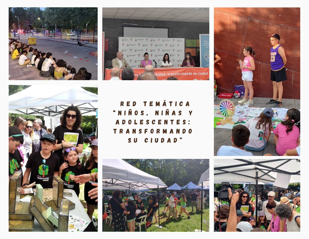 🔵 Rivas celebra el encuentro final de la red temática “Niños, niñas y adolescentes: transformando su ciudad”

🙋‍♂️ Hemos acompañado a 11 niños y niñas del C.P. Miguel de Cervantes que presentaron su juego de mesa: "Minibosques de Gijón" en el marco del proyecto Gijón Ecoresiliente