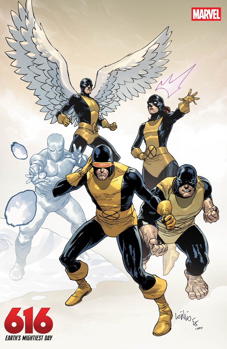MarcosAD87's tweet photo. Hoy 16 de Junio es el #616Day en homenaje a la numeración de la Tierra principal de Marvel Comics y se publican estas portadas

- Amazing SpiderMan #2 de Sara Pichelli
- Avengers #25 616 de Marco Checchetto
- Fantastic Four Fanfare #1 de Greg Land
- X-Men #15 de Leinil Francis Yu https://t.co/ztZtldpsPr