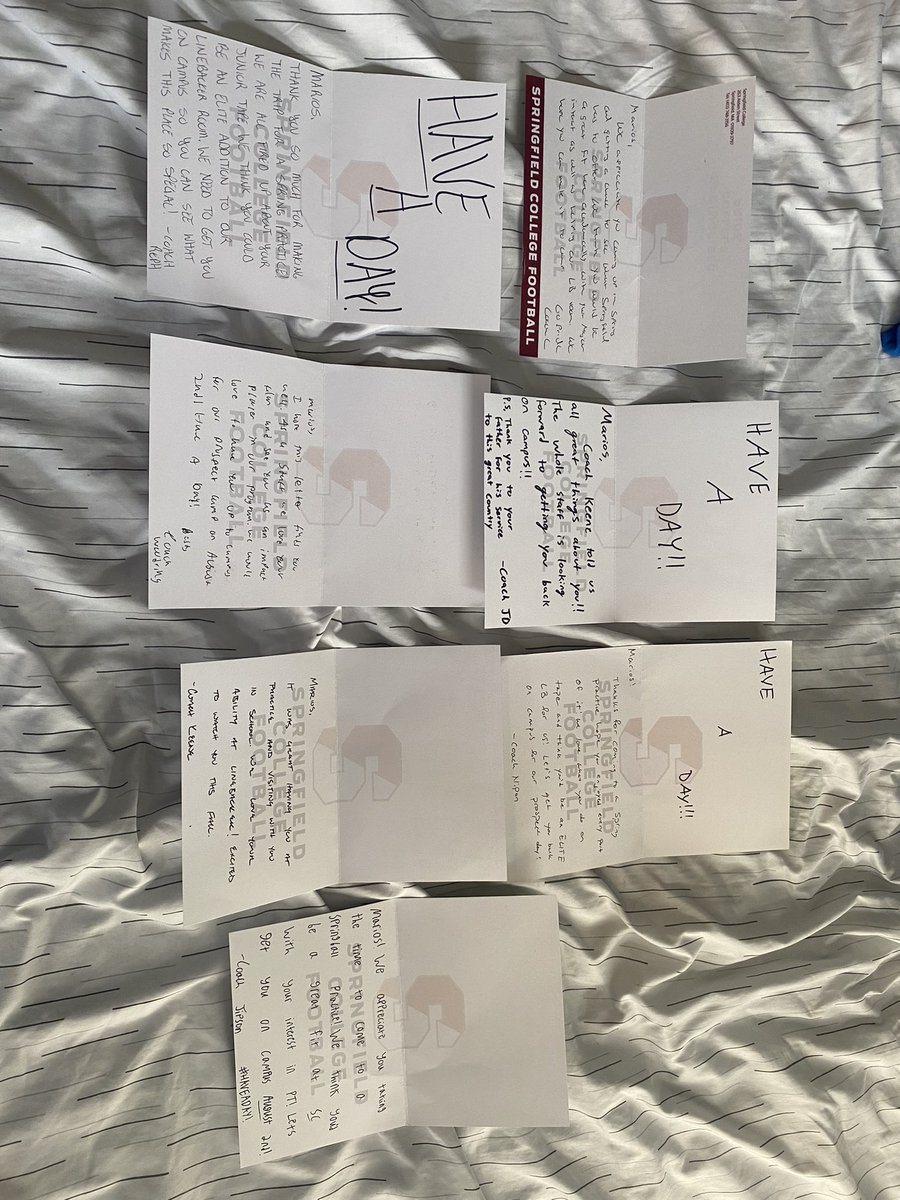 MCharitopoulos's tweet image. Thank you to the @_SCFootball coaching staff for these letters, thank you for the love!!! @Mike_Cerasuolo @Coach_Keene @CoachSamNelson @CoachJDiRenzo @coach_jipson @CoachNipon @CoachTy1906 @FootballBunnell @CoachJayDavis3 #brickbybrick