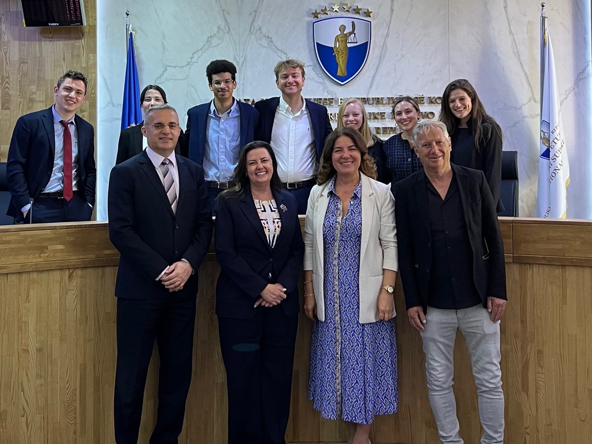 EmbeddedScholar's tweet image. Extending a huge thank you to Judge @remzije_istrefi, Veton Dula, and Sevdail Kastrati for hosting @UTAustin @EmbeddedScholar co-director Ashley Moran and students at the @Const_CourtRKS, and to Ombudsperson Naim Qelaj and Suzana Gashi for hosting them at the @kosombudsperson, to…