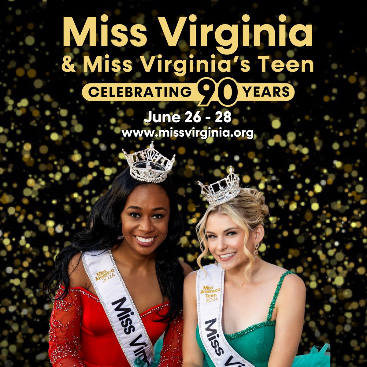 👑✨ A week from today… 

Miss Virginia &amp; Miss VA's Teen returns to Berglund Center June 26–28! 💐

Three nights of talent, leadership, and unforgettable moments — who will wear the crown?

🎟️ Grab your tickets now!
bit.ly/45vMPPX