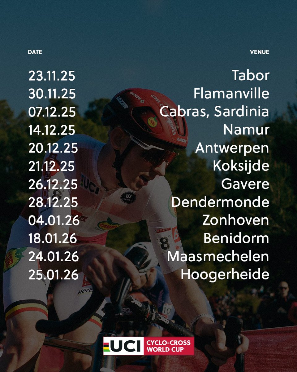 📆#CXISCOMING 📆
•
Les 4 principaux calendriers internationaux sont enfin sortis 🥳
•
#CycloCross #CycloCrossBike #ExactCross #X2OBadKamersTrofee #SuperPrestige #UCIWorldCup #Cyclisme #FLCS #CrossIsComing #CrossIsBoss