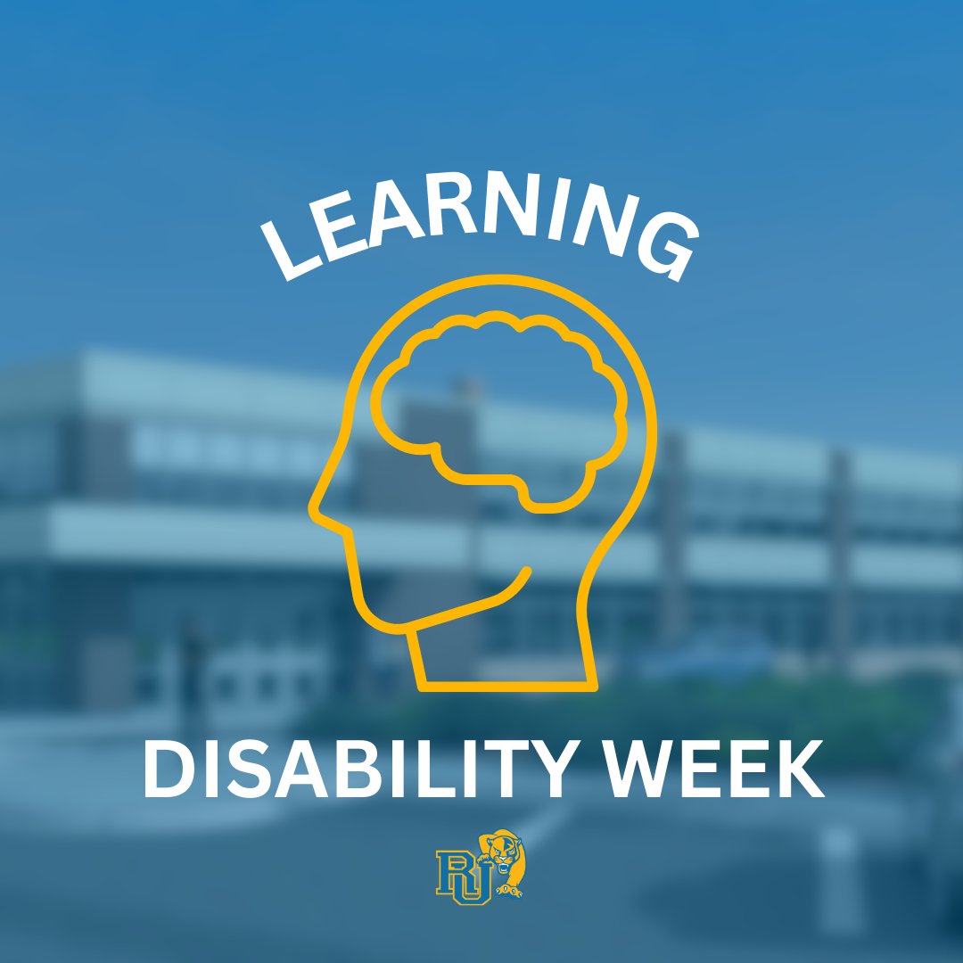 ru_panther's tweet photo. This week, we join the national observance of Learning Disability Week. We stand with our students and families who navigate learning challenges each day. Together, we continue building a supportive environment where every student can thrive and reach their full potential. https://t.co/oAZDdo0l0G