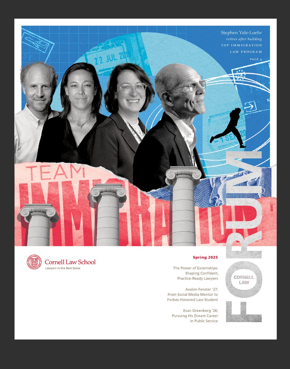 Our latest issue of FORUM magazine is available online now! In this issue, we talk about Stephen Yale-Loehr retiring after decades of creating community in immigration law. Read more here: bit.ly/4kIAxsa.