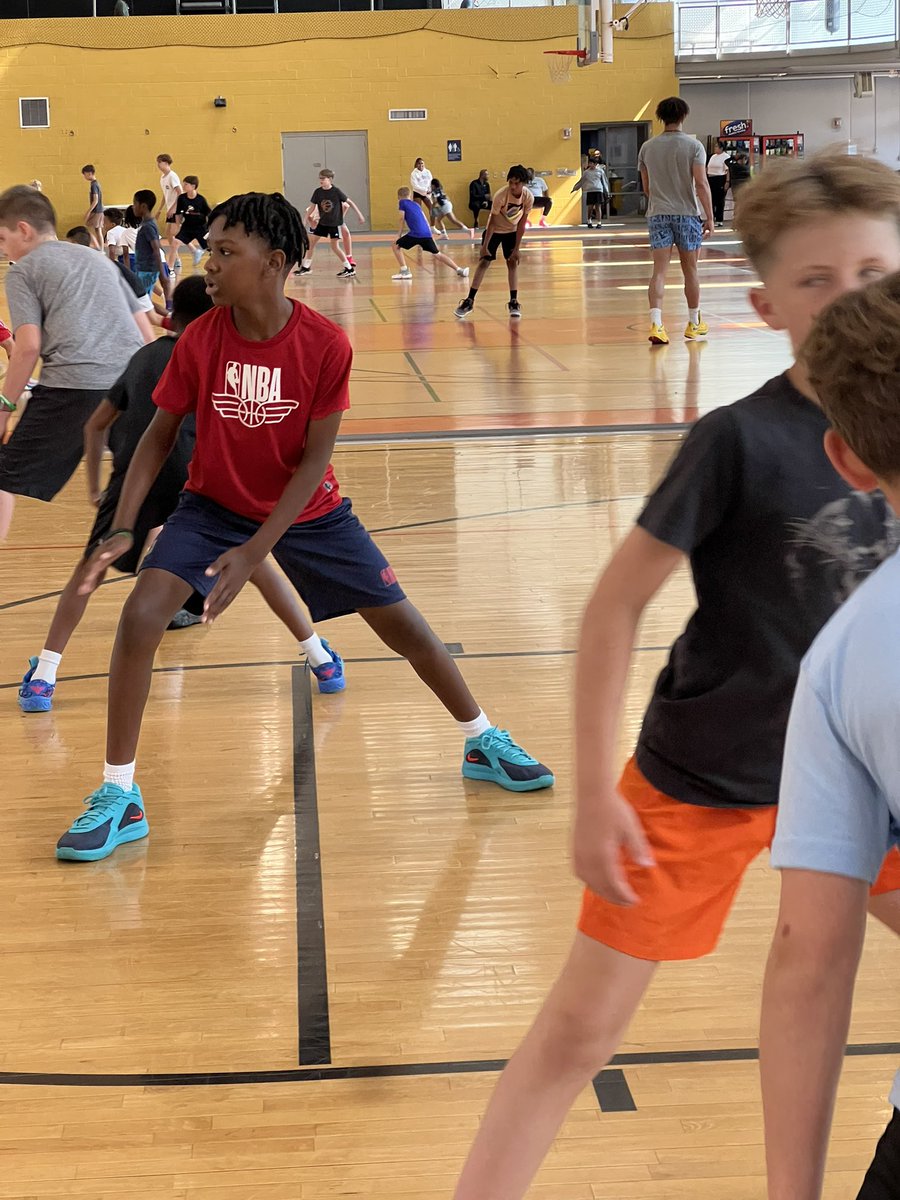 Monday morning work at our first MN North Hoops - Nike Basketball Camp of the summer!