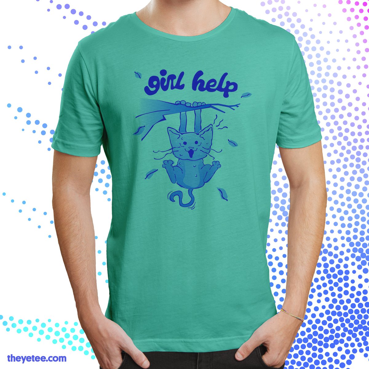 「Somebody better come quick, she's almost」|The Yetee 🌈のイラスト