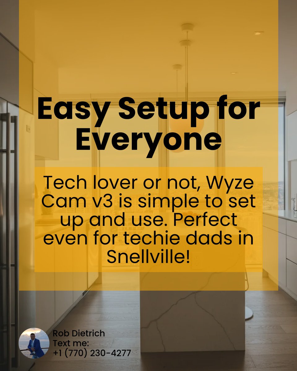 RobDietrich's tweet image. Smart home safety on a budget? It&apos;s possible! 🌟 Consider the Wyze Cam v3 for just $32. High-definition video, night vision, and two-way audio keep your home secure. Perfect for techie dads in Snellville! 🙌 #TechDad #SmartHome