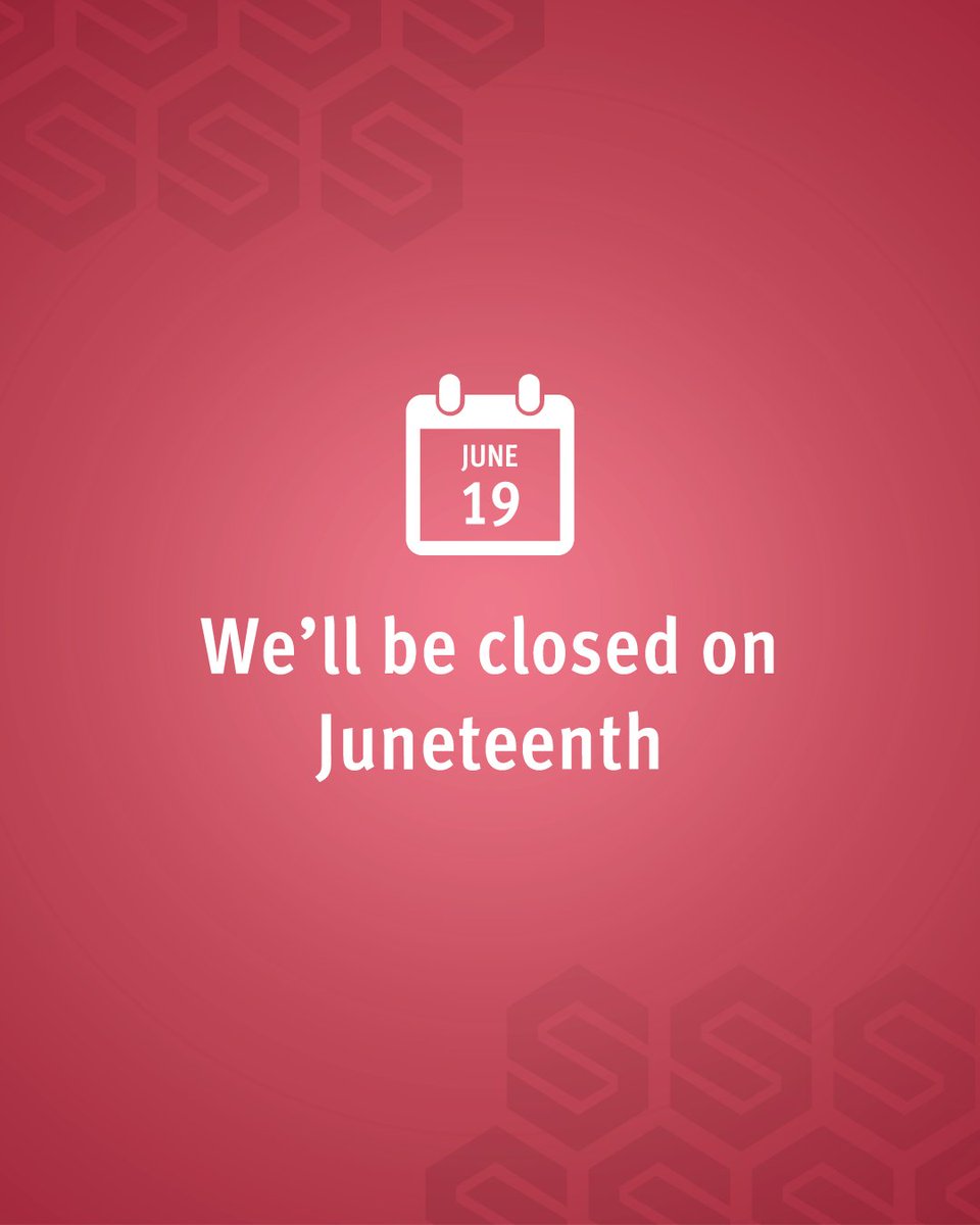 We’ll be closed on Thursday, June 19 in observance of Juneteenth. 
At Stanford FCU, we believe in financial freedom for all, and we honor this day of reflection and equality.
