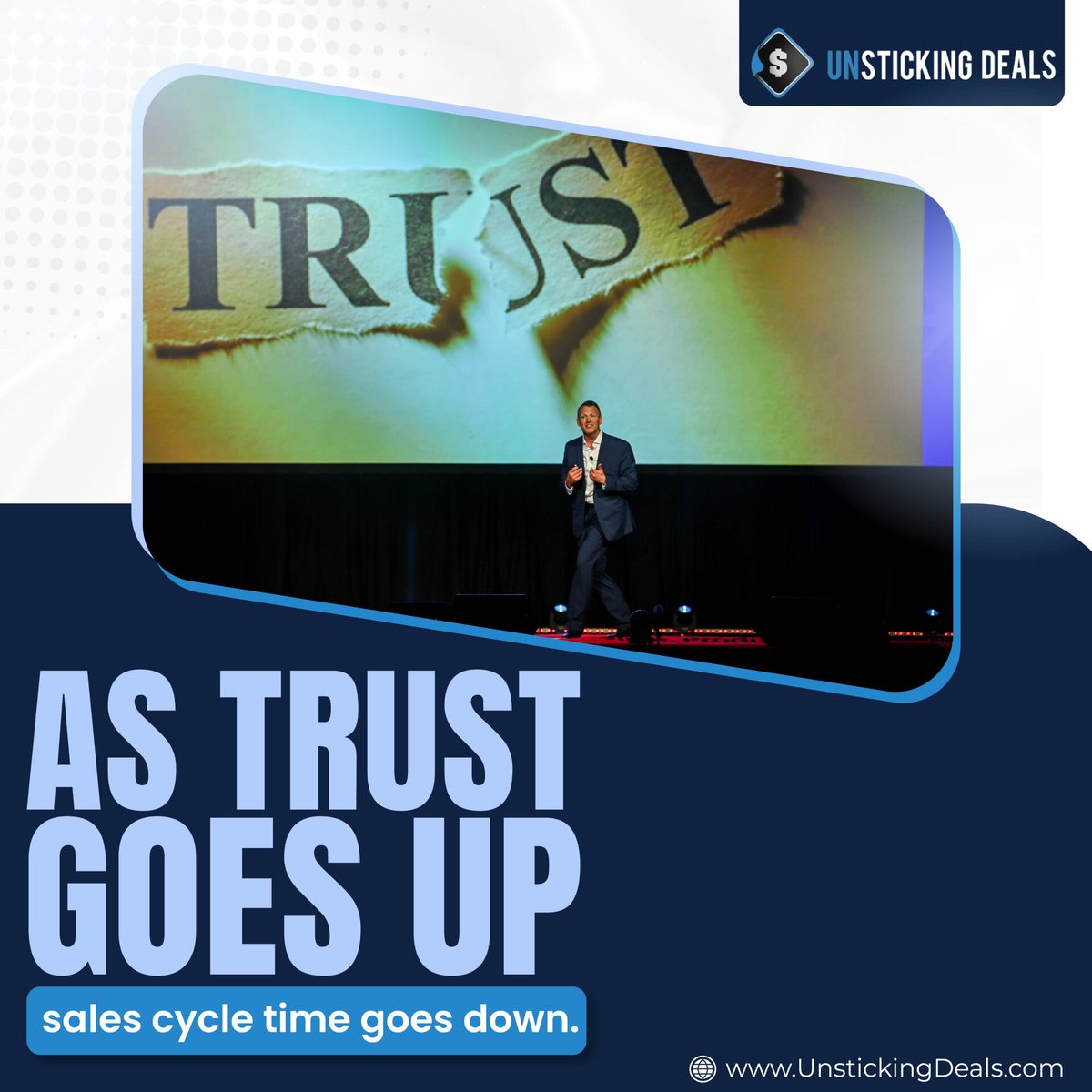 As trust goes up, sales cycle time goes down.

#UnstickingDeals #Sales
unstickingdeals.com/?utm_source=tw…