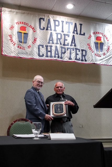 Congrats to Coach Sweigard who was inducted into the Capital Area Chapter of the PA Sports Hall of Fame.