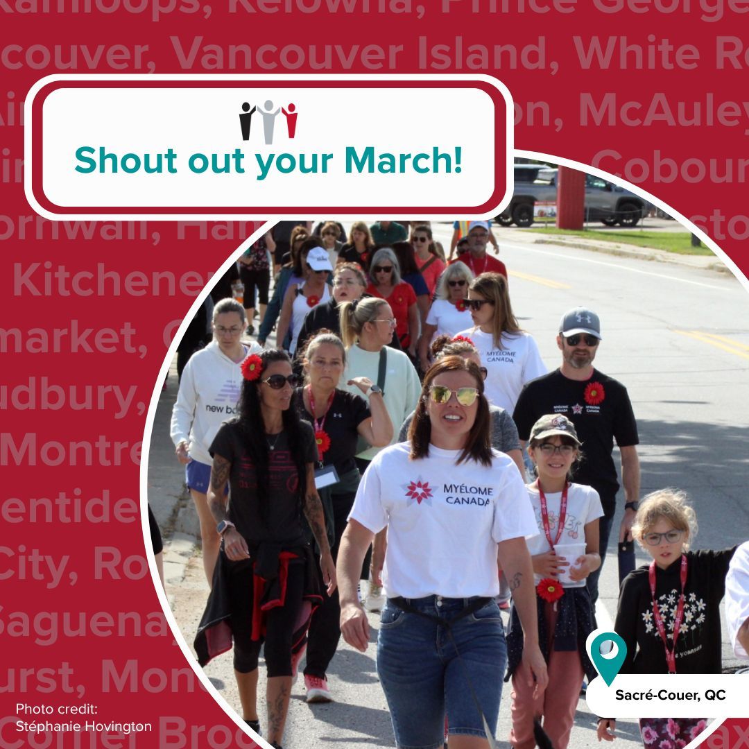 Are you excited for your Multiple Myeloma March? Let the world know!

Tell us where you’ll march in the comments below. ⬇️

Not registered yet. Do it today: buff.ly/5nzmqng
