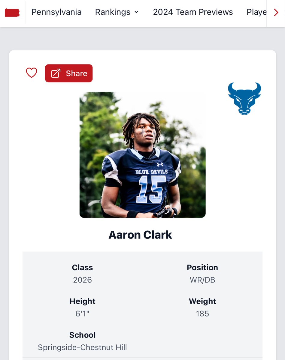 VicCastilloPRZ (@przpavic) on Twitter photo Buffalo continuing to do well in PA, an annual tweet for me at this point.
UB with commitments out of two PRZ PA 2026 Top 75 prospects.
<a href="/clarkaaron_1/">Aaron Clark</a> & <a href="/SabatucciTJ2026/">TJ Sabatucci</a> <a href="/Pete_Lembo/">Pete Lembo</a> Buffalo continuing to do well in PA, an annual tweet for me at this point.
UB with commitments out of two PRZ PA 2026 Top 75 prospects.
<a href="/clarkaaron_1/">Aaron Clark</a> & <a href="/SabatucciTJ2026/">TJ Sabatucci</a> <a href="/Pete_Lembo/">Pete Lembo</a>