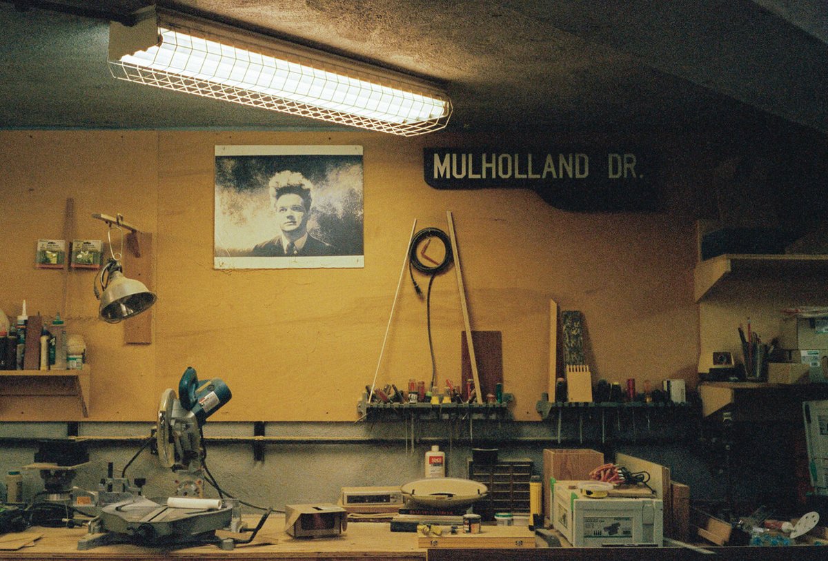 David Lynch’s woodshop. Photograph by Kyle Hurley.
