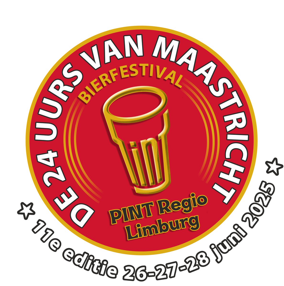 Nog even en dan is het echt weer zover. Bierfestival: de 24uurs van Maastricht 2025 start op donderdag 26 juni met de Limburgse brouwerijendag.
Kijk eens hier wat de Line-up is uit de Limburgse provincies uit Nederland en België.

pint-limburg.nl/home24uurs/

Tot de 24uurs!!!