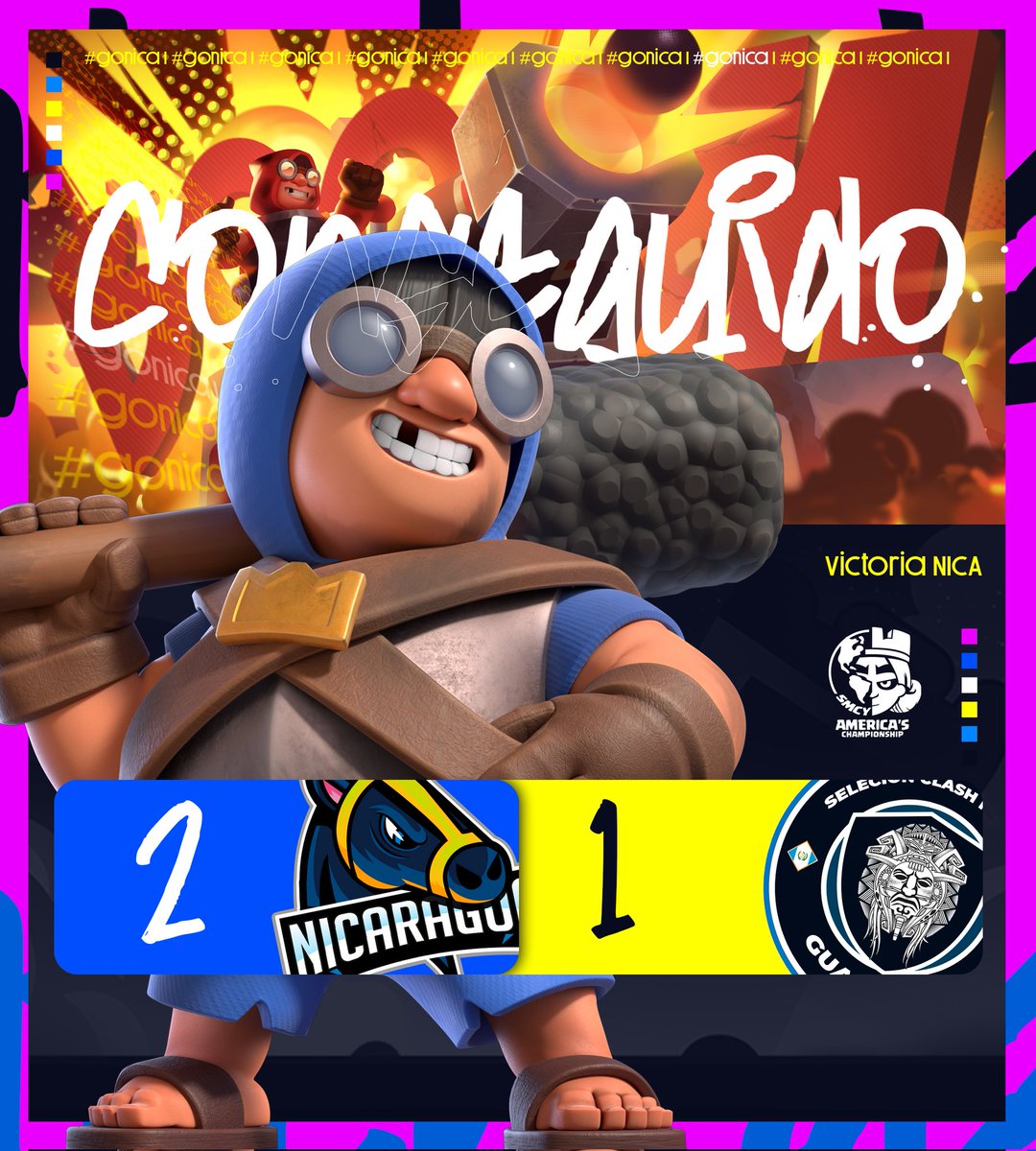 Nicaragua Esports (@crnicaragua) on Twitter photo #Resultados.
ยกVictoria Pinolera en el debut!
Con estrategia, garra y corazรณn, nos imponemos ante <a href="/GTseleccionCR/">Selecciรณn de Guatemala</a> en la jornada inaugural de la copa America de <a href="/CR_Supremacy/">Supremacy League</a>.
๐
MVP: <a href="/MemasosXD1/">MARVIN</a>
#LaAzulyBlancoCR #VamoslaSele #Resultados.
ยกVictoria Pinolera en el debut!
Con estrategia, garra y corazรณn, nos imponemos ante <a href="/GTseleccionCR/">Selecciรณn de Guatemala</a> en la jornada inaugural de la copa America de <a href="/CR_Supremacy/">Supremacy League</a>.
๐
MVP: <a href="/MemasosXD1/">MARVIN</a>
#LaAzulyBlancoCR #VamoslaSele