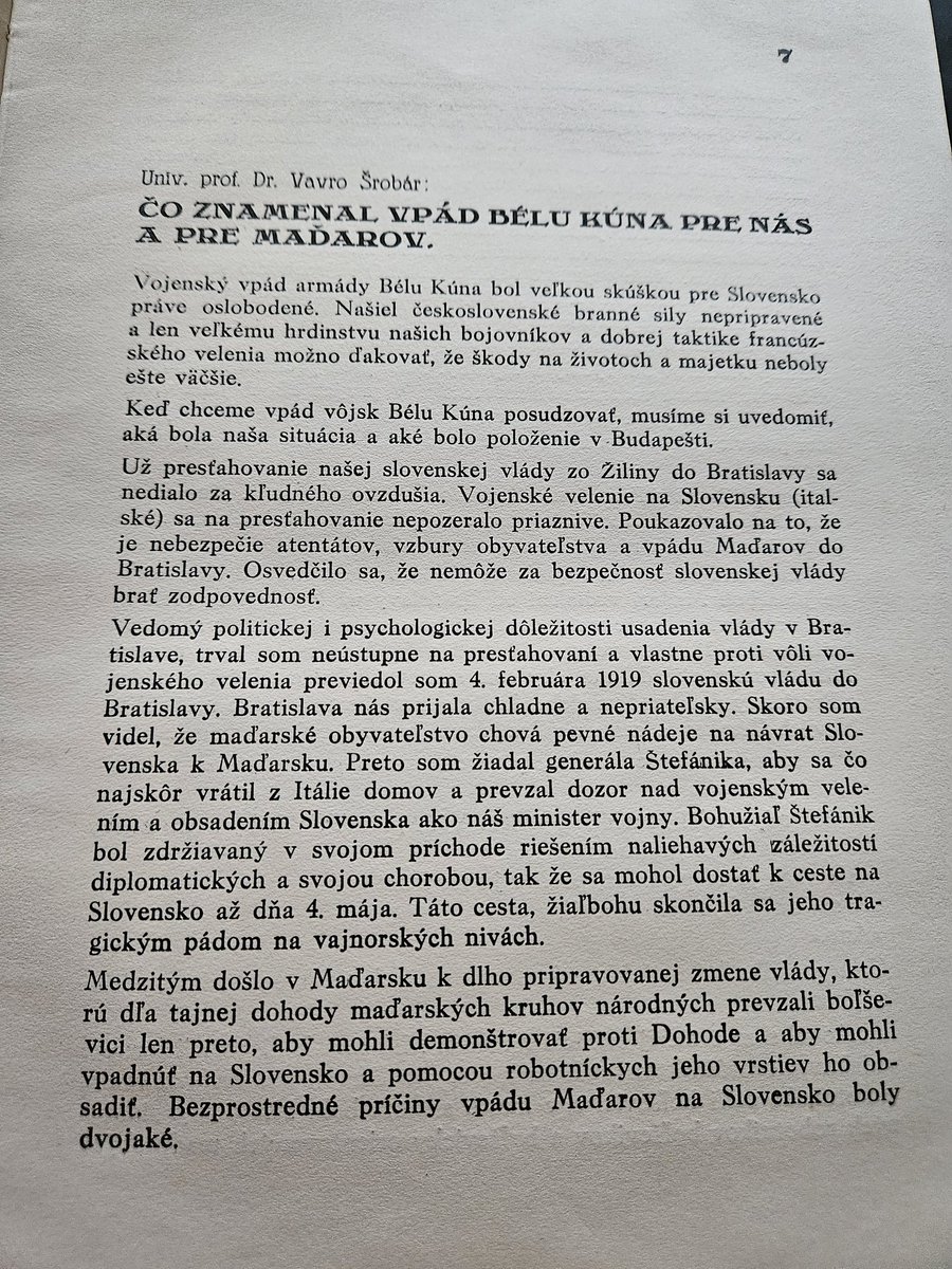 V tento deň roku 1919 bola v Prešove vyhlásená Slovenská republika rád, satelitný štát Maďarskej republiky rád na čele s českým komunistom Antonínom Janouškom. Boľševický experiment našťastie nemal dlhú trvácnosť. Revolučný bašável diktatúry proletariátu trval len cez dva týždne.