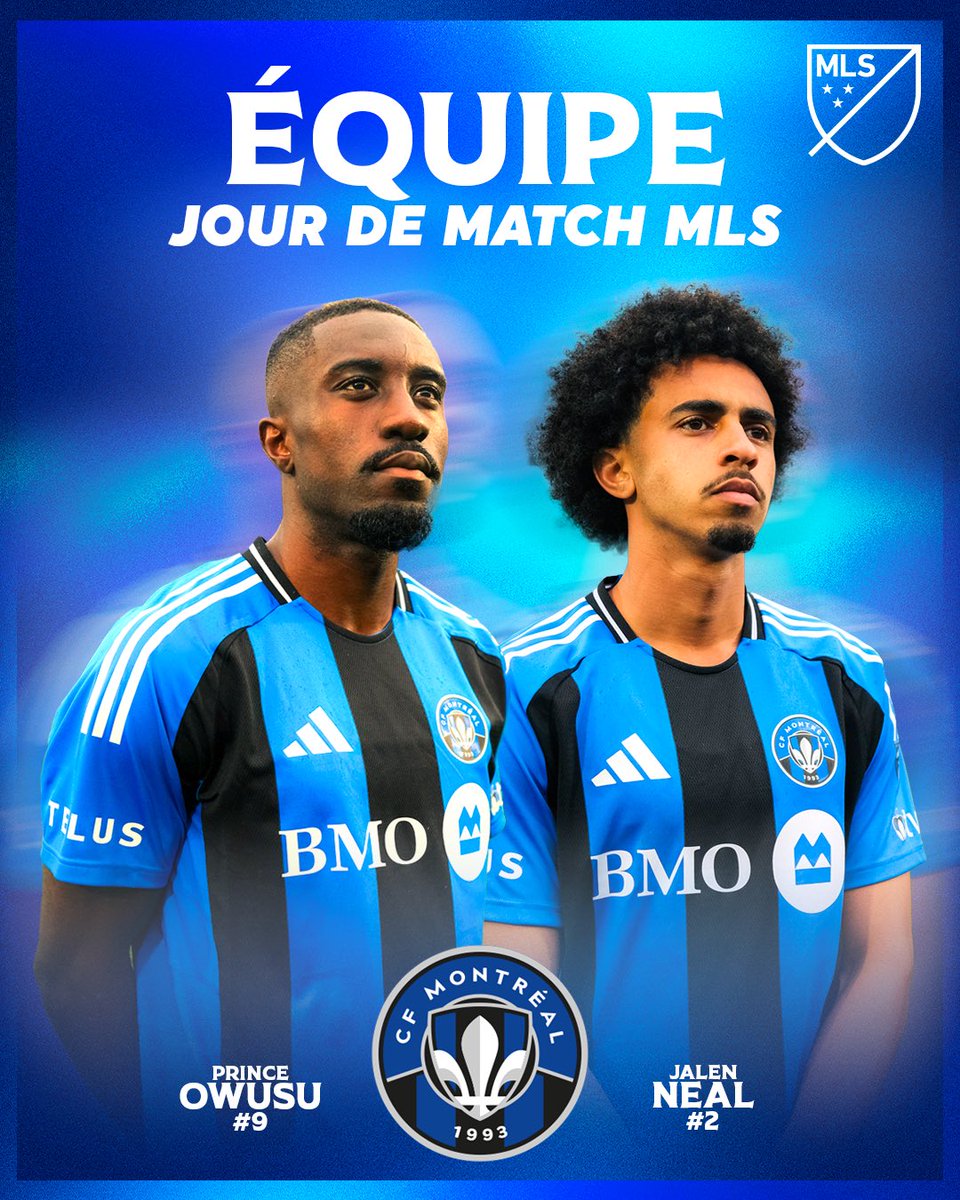 Prince Owusu et Jalen Neal dans l’Équipe du jour de match en MLS 💪

Team of the Matchday honours for Prince and Neal 👏

#CFMTL