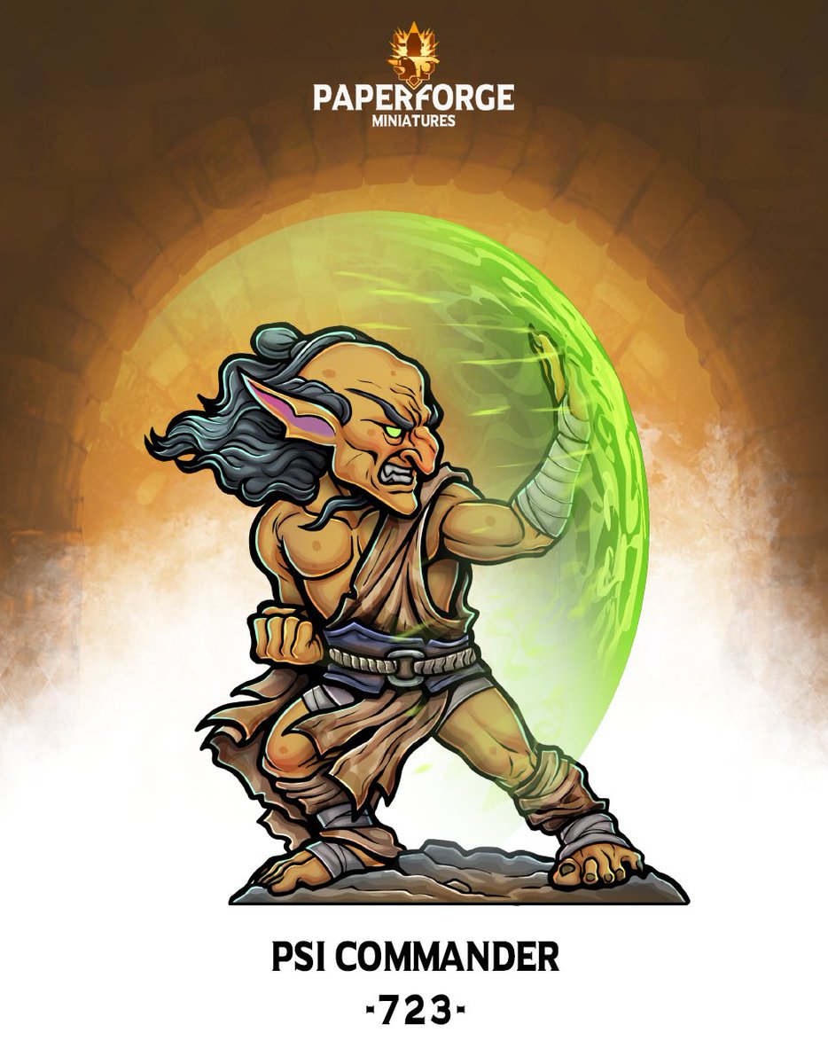 The Psi Commander is out too! You can get the paper mini and #VTT Tokens plus some extra Patreon loot here: patreon.com/posts/723-psi-…
#dnd5e #dndcharacter #tabletopgaming