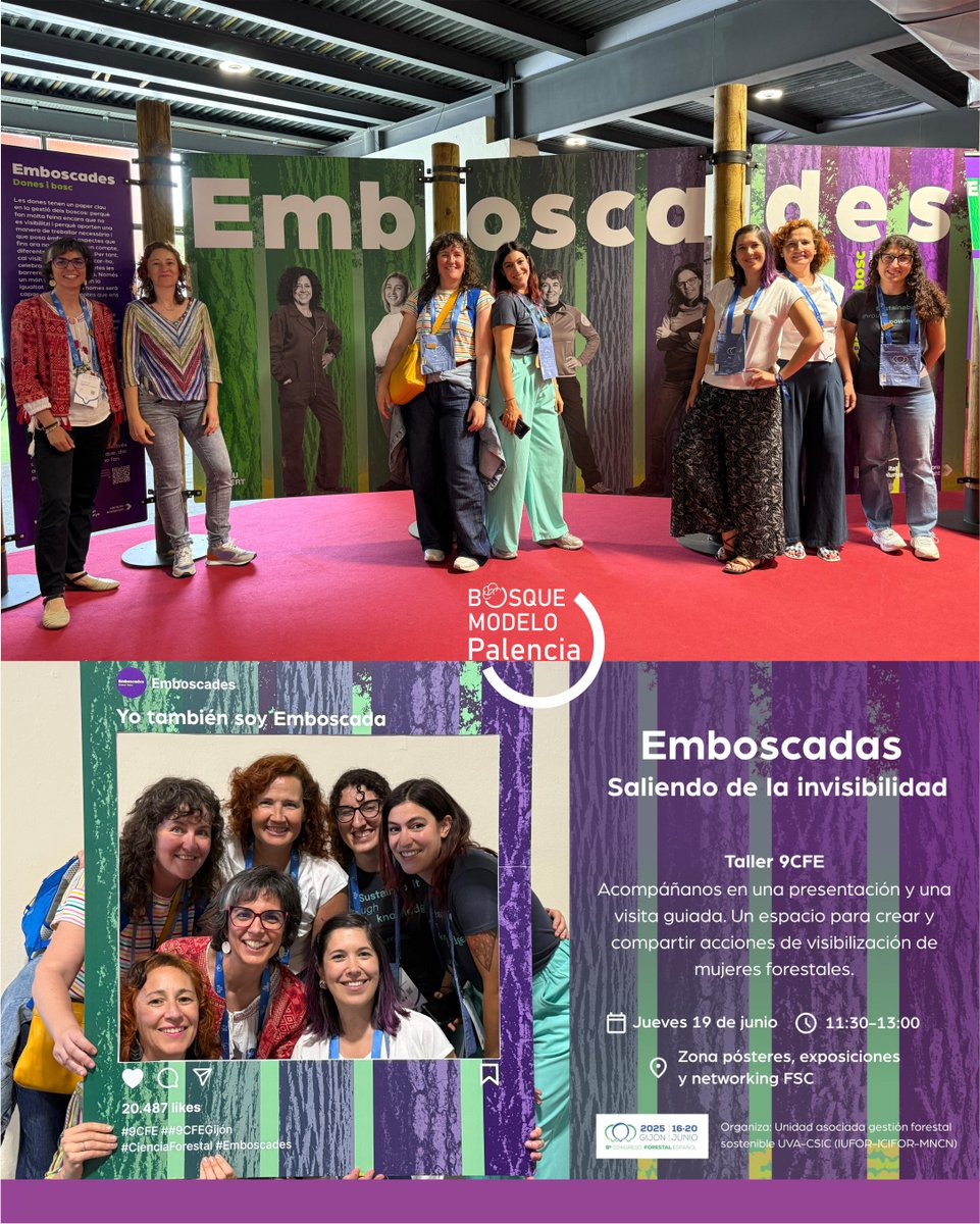 Proy_BMPalencia's tweet image. 📢 ¡Arranca el #9CFE en #Gijón! 🌳
Seguimos trabajando para visibilizar a las mujeres forestales. El día 19 participaremos en el taller &quot;Emboscadas: saliendo de la invisibilidad&quot; con su comisaria @AnnaSanitjas y 📸Michele Curel 

@FBiodiversidad  #ProyectosPRTR #NextGenerationEU