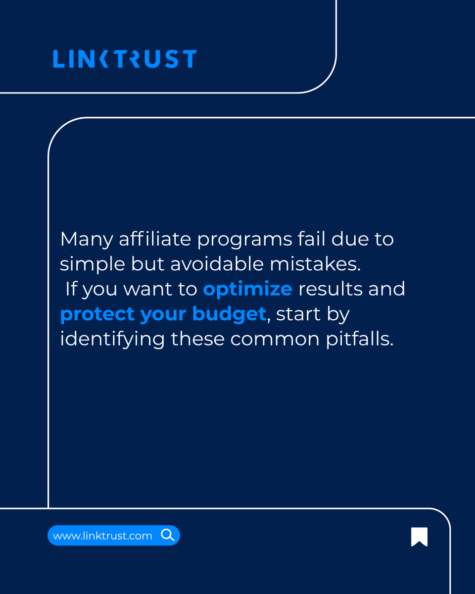 LinkTrust's tweet photo. You’re running affiliate campaigns. But are you leaving money on the table?
Here are 5 mistakes we see way too often — and how to avoid them.
Let’s break it down 🧵👇

#AffiliateMarketing #LeadGen #PerformanceMarketing #DigitalMarketing #MediaBuying   #MarketingTips https://t.co/eoamB5j2hk