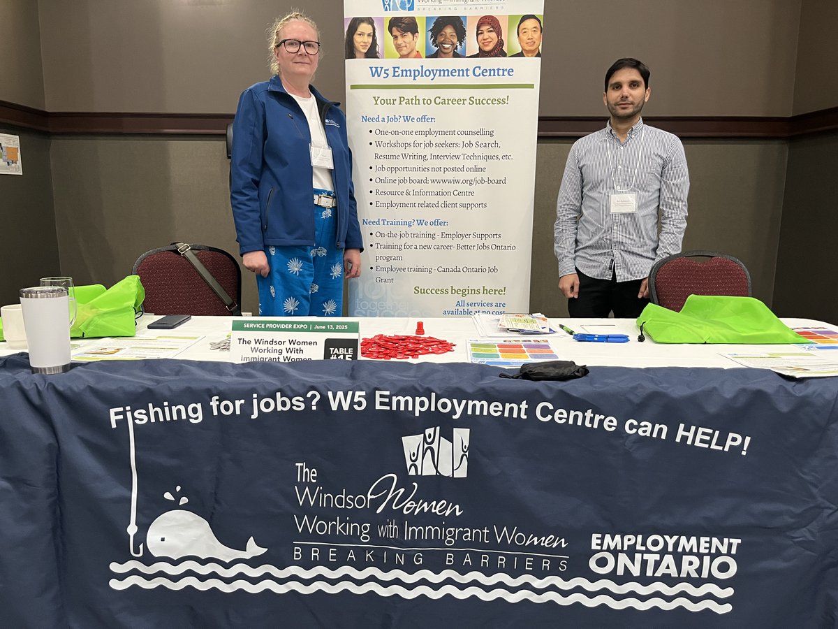 Last Friday, the W5 Employment Centre attended the Spring Getting Connected Service Provider Expo in Chatham organized by the Tri-County Literacy Network (TCLN).

It was an amazing professional development opportunity for information sharing and networking!